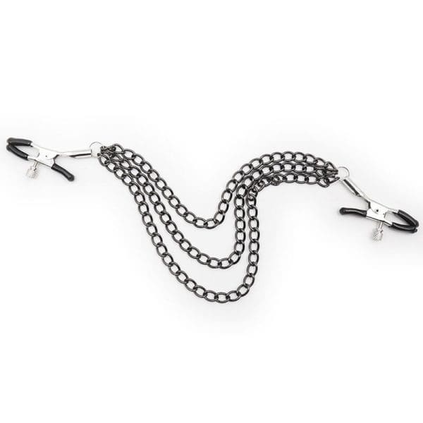 OHMAMA FETISH - NIPPLE Clamps WITH BLACK CHAINS 3